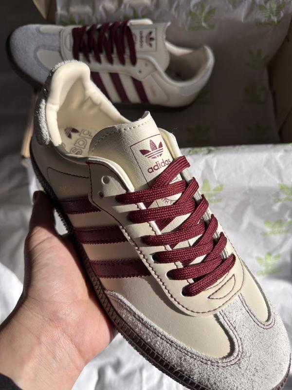 Adidas Samba Bej-Bordo