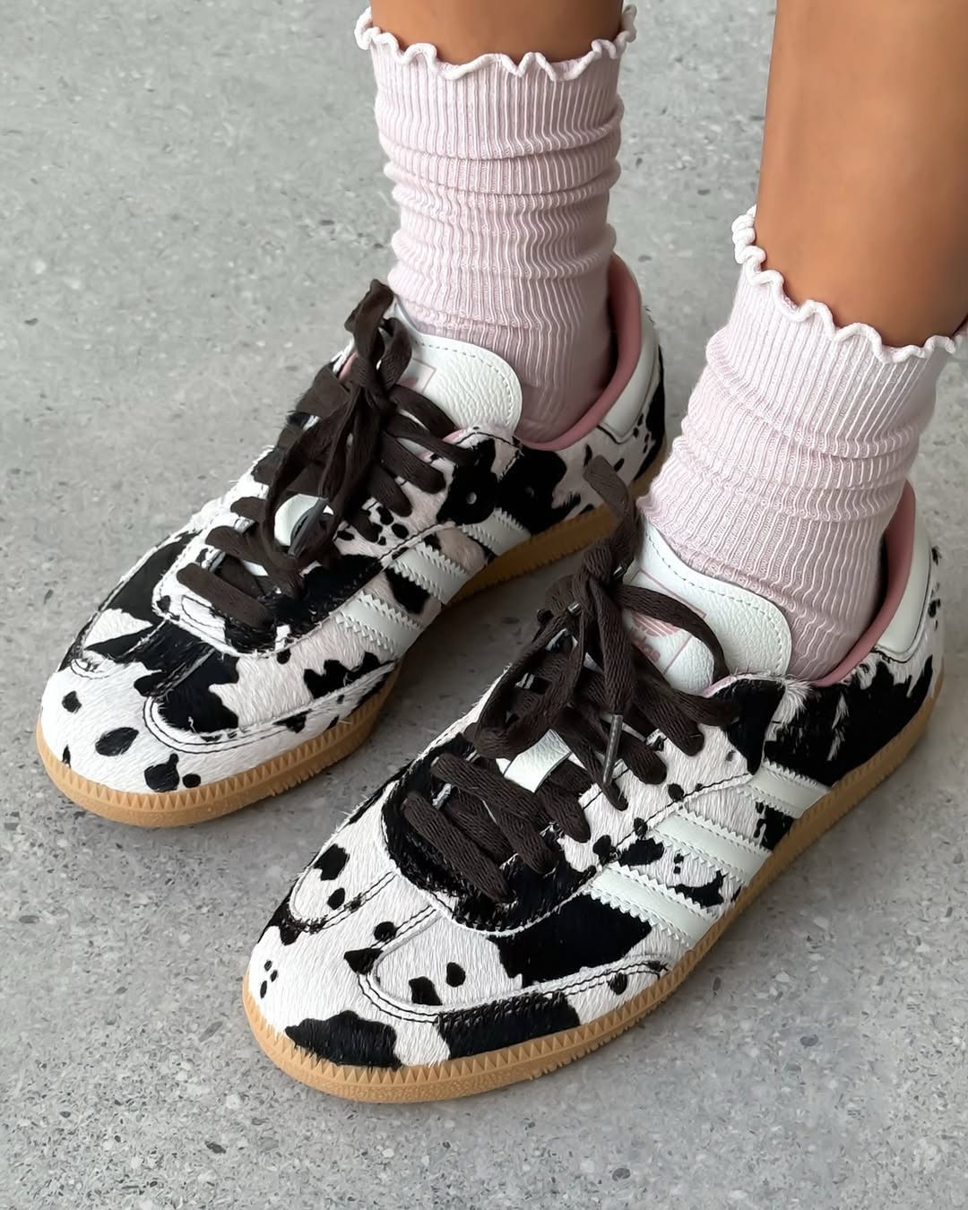 Adidas Samba Cow Print