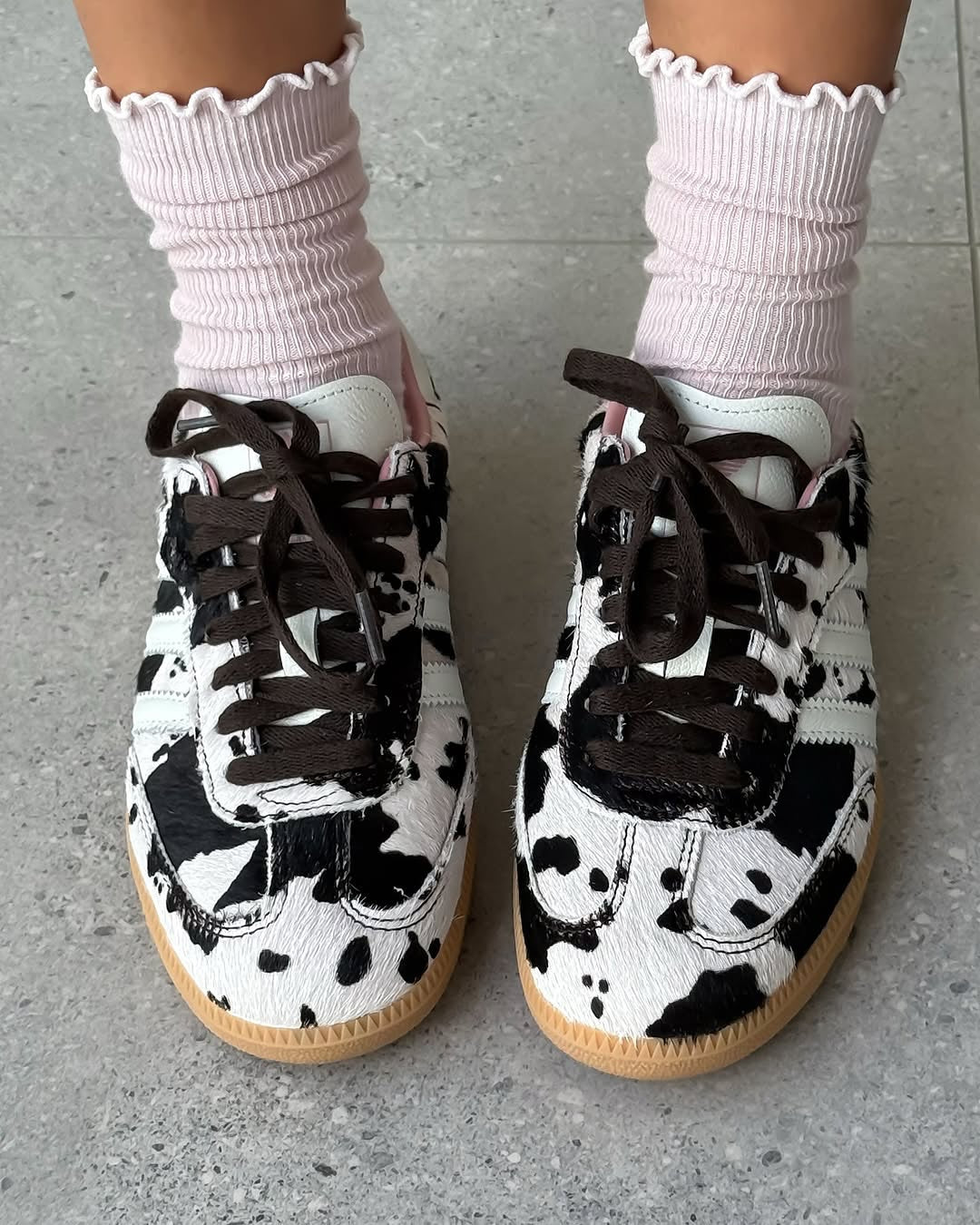 Adidas Samba Cow Print