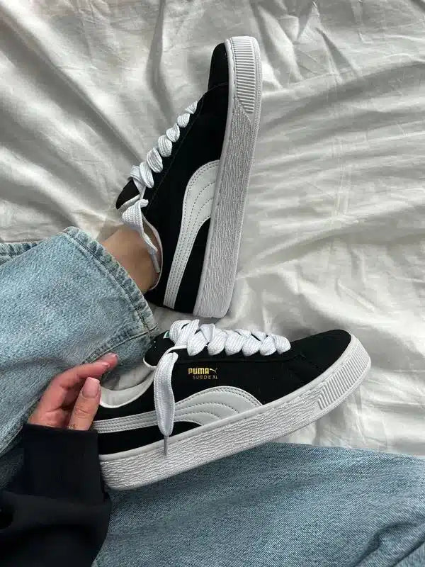 Suede XL Siyah Beyaz