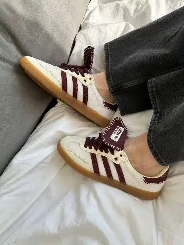 Samba Wales Bonner Beyaz-Bordo