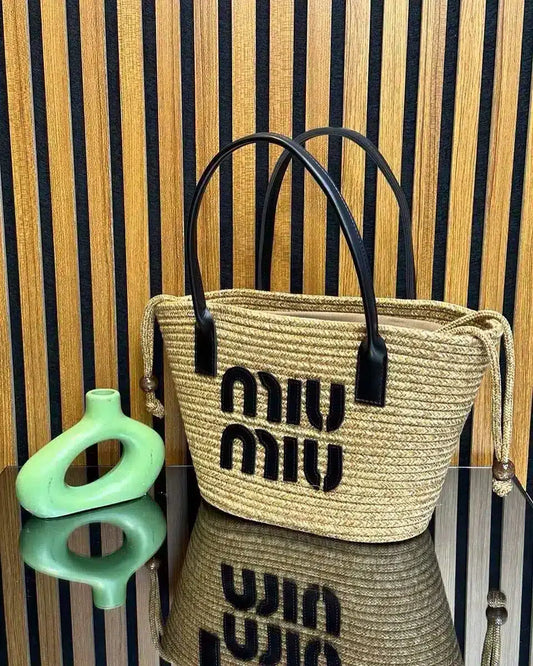 Miu Miu Hasır Çanta